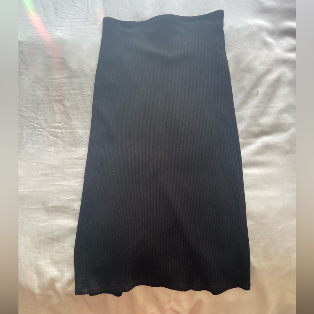 Reformation ribbed skirt